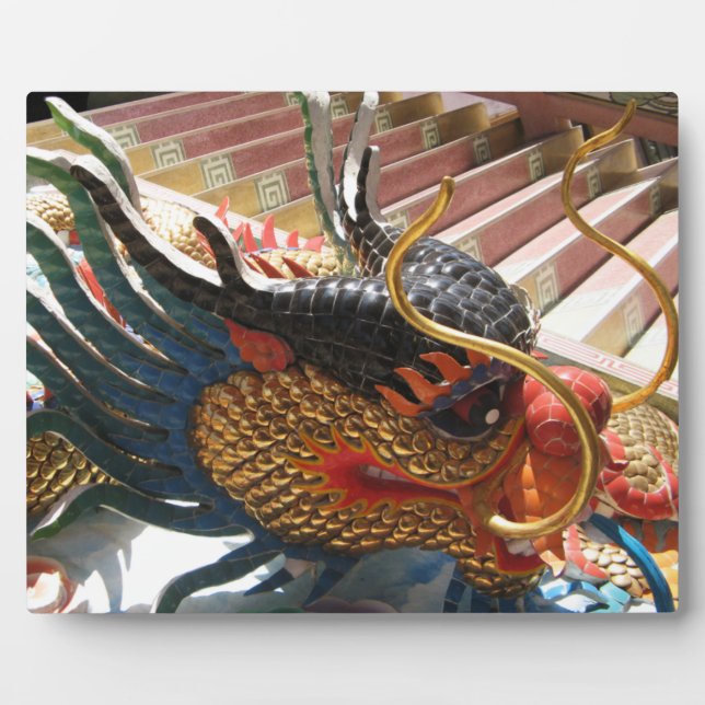 Plaque Photo Dragon chinois (Devant)