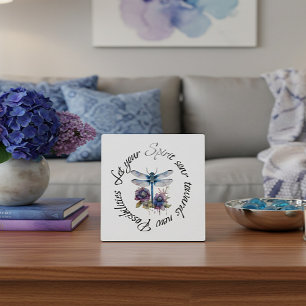 Plaque Photo Dragonfly - esprit de nouvelles possibilités