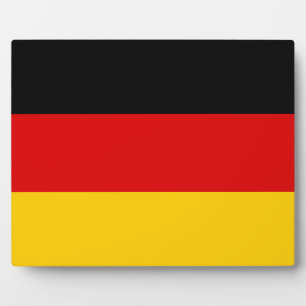 Plaque Photo Drapeau allemand