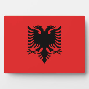 Plaque Photo Drapeau de l'Albanie