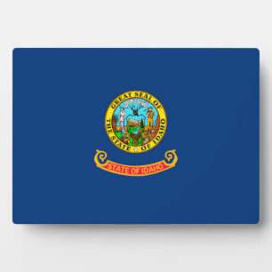 Plaque Photo Drapeau d'État Idaho