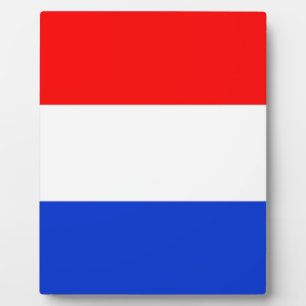 Plaque Photo Drapeau du Pays-Bas