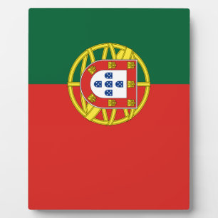 Plaque Photo Drapeau du Portugal