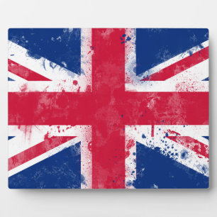 Plaque Photo Drapeau du Royaume-Uni ou de l'Union Jack