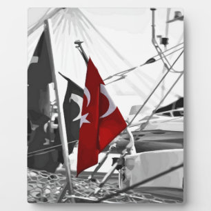 Plaque Photo Drapeau turc - Al Sancak