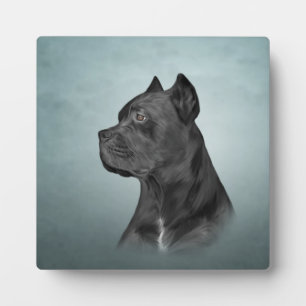 Plaque Photo Drawing dog Cane Corso