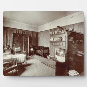 Plaque Photo Drawing room, Kelmscott House, London, 1896 (photo