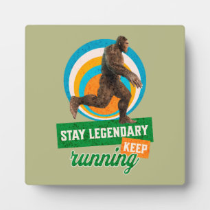 Plaque Photo Drôle de motivation de course de Bigfoot