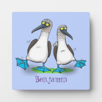 Drôle, joyeux croquis à pieds bleus dansant dessin