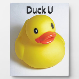 Plaque Photo Duck U