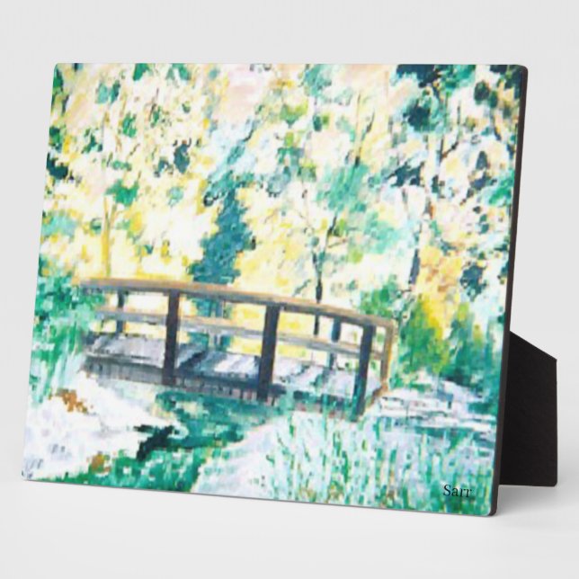 Plaque Photo Eau De Table Avec Toile : Dew Matin (Côté)