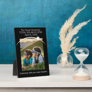 Plaque photo Eclipse personnalisable