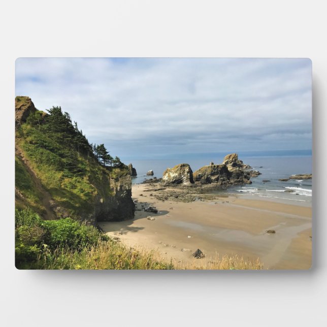 Plaque Photo Ecola State Park, Cannon Beach, Oregon (Devant)