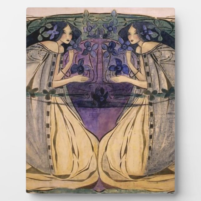 Plaque Photo École de Glasgow Frances Macdonald MacNair Printem (Devant)