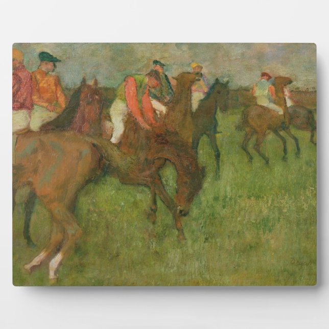 Plaque Photo Edgar Degas | Jockeys, 1886-90 (Devant)