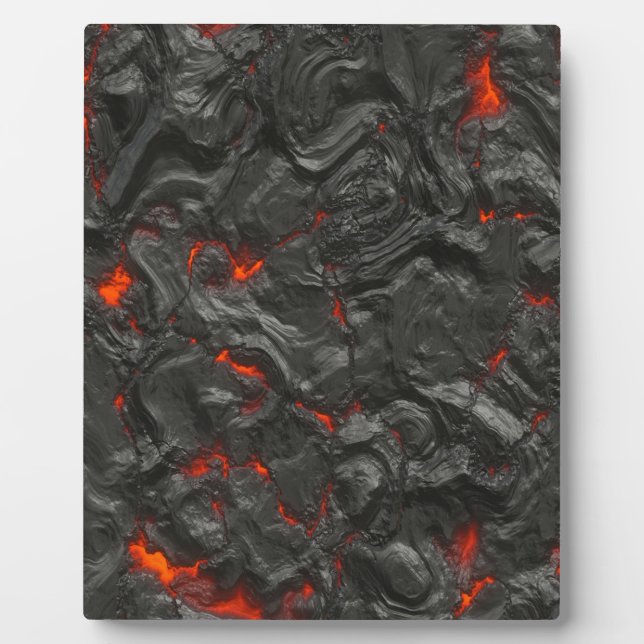 Plaque Photo effet arrière - plan de lave volcanique (Devant)