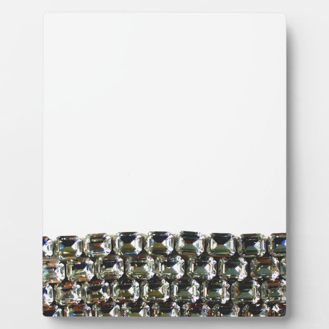 Plaque Photo Elegant Diamonds pierres précieuses