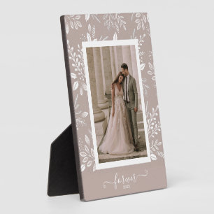 Plaque Photo Elégant mariage photo sans cadre Easel