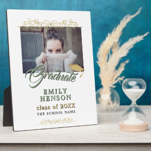 Plaque Photo Élégant or ornements Diplôme d'or Photo