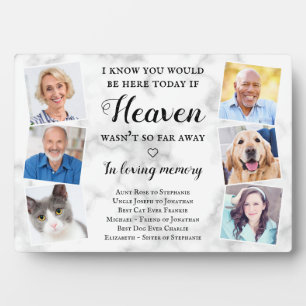 Plaque Photo Elégant Personnaliser Photo Heaven Mariage Memoria