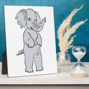 PLAQUE PHOTO ELEPHANT FILLE