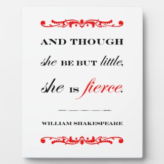 Plaque Photo Elle est Fierce