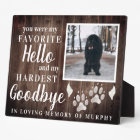 Empreintes de pattes rustiques Personnalisé Pet Ph