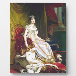 Plaque Photo Empress Josephine Portrait 1808