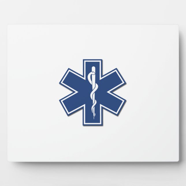 Plaque Photo EMS Star of life (Devant)
