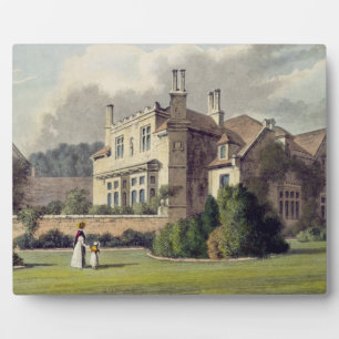 Plaque Photo Endsleigh, from Ackermann's Repository of Arts,