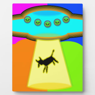 Plaque Photo Enlèvement d'Aliens