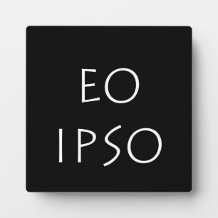 Plaque Photo Eo Ipso