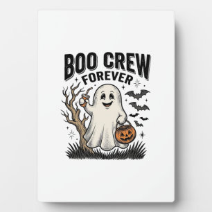 Plaque Photo Équipage Boo Forever Vintage Fantôme Chemise Hallo