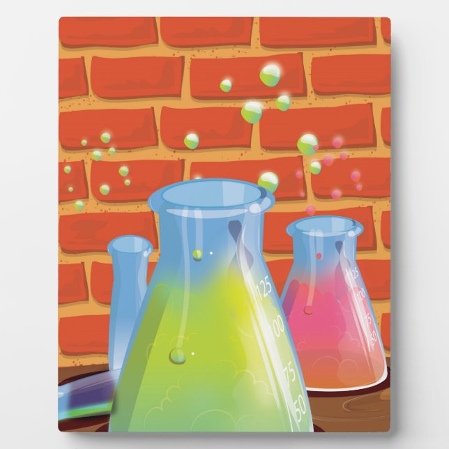 Plaque Photo Équipement en verre de dessin sur banc (Devant)