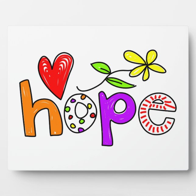 Plaque Photo Espoir (Devant)