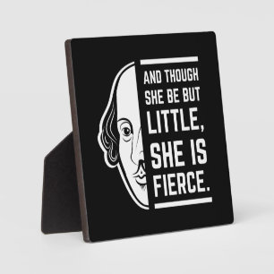 Plaque Photo Et Bien Qu'Elle Soit Si Peu, Elle Est Une Citation
