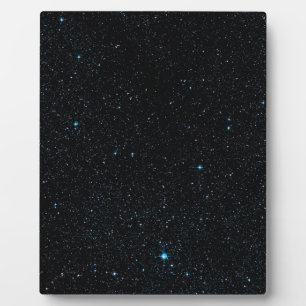 Plaque Photo Étoiles turquoises