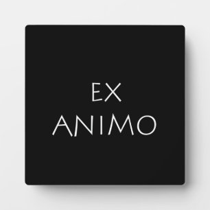 Plaque Photo Ex animo