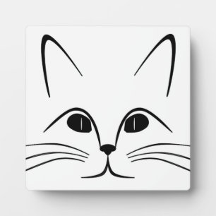 PLAQUE PHOTO FACE CAT
