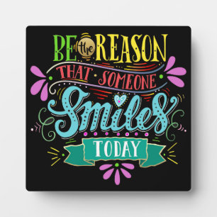 Plaque Photo Faites sourire quelqu'un