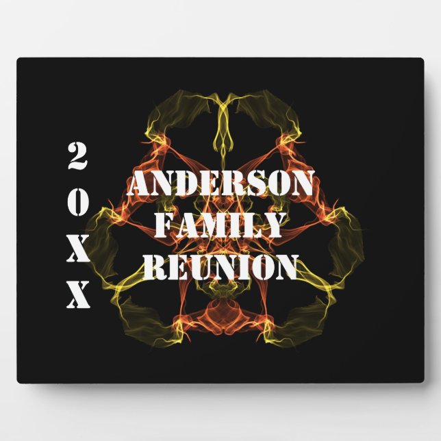 Plaque Photo Famille Réunion Espace Céleste Thème Bienvenue Tab (Devant)