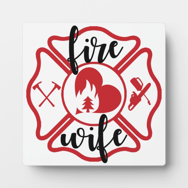 Plaque Photo FEMME DE FEU DE TERRE SAUVAGE avec croix maltaise  (Devant)