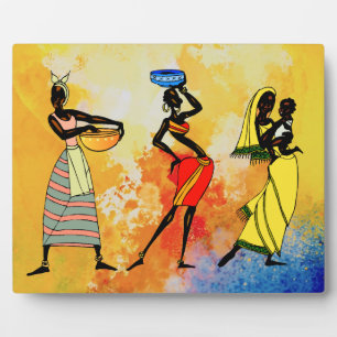 Plaque Photo Femmes d'Afrique