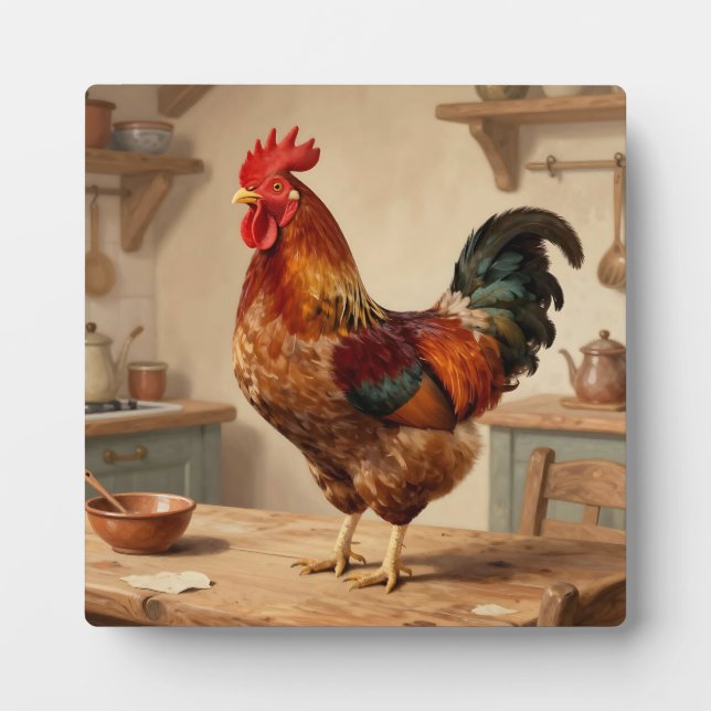 Plaque Photo Ferme de la Fierté de Coq Cuisine Maison de Campag (Devant)