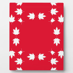 Plaque Photo fête du canada