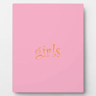 Plaque Photo filles
