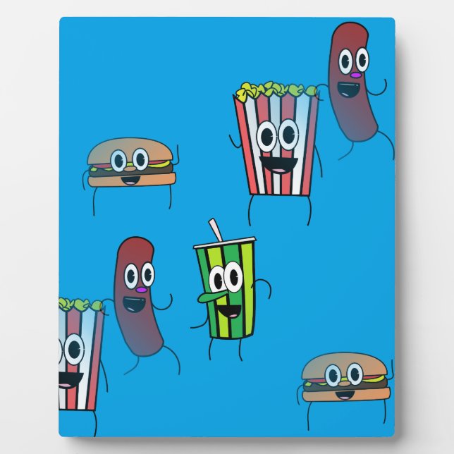 Plaque Photo film popcorn (Devant)