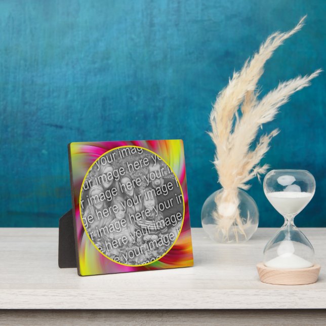 Plaque Photo Flèches Abstraites de couleur Ajouter votre propre (Insitu)