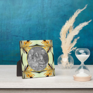 Plaque Photo Fleur Bloodroot Blanc Créez votre propre photo