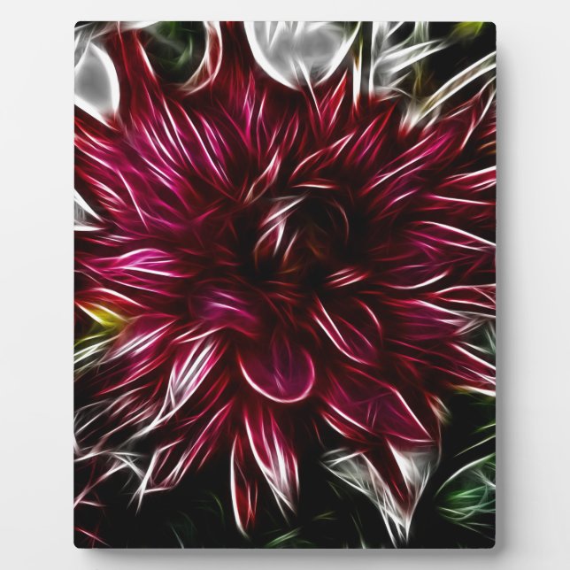 Plaque Photo Fleur Crimson (Devant)